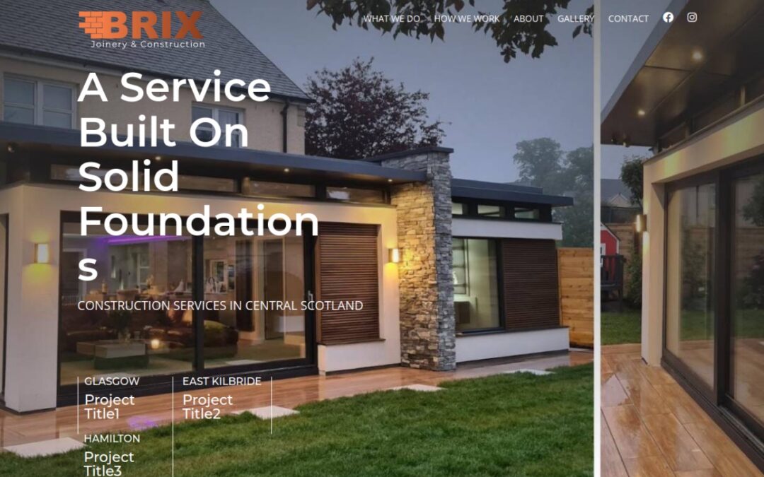 Brix Joinery website
