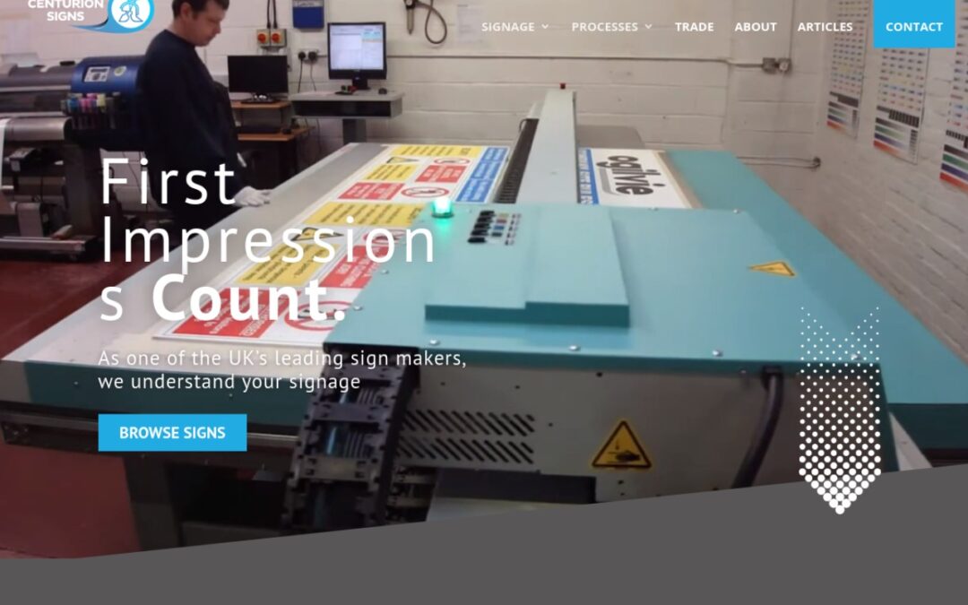 Centurion Signs website