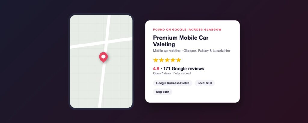 Premium Mobile Car Valeting Local SEO