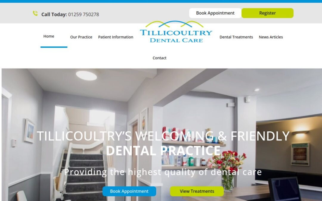 Tilly Dental website